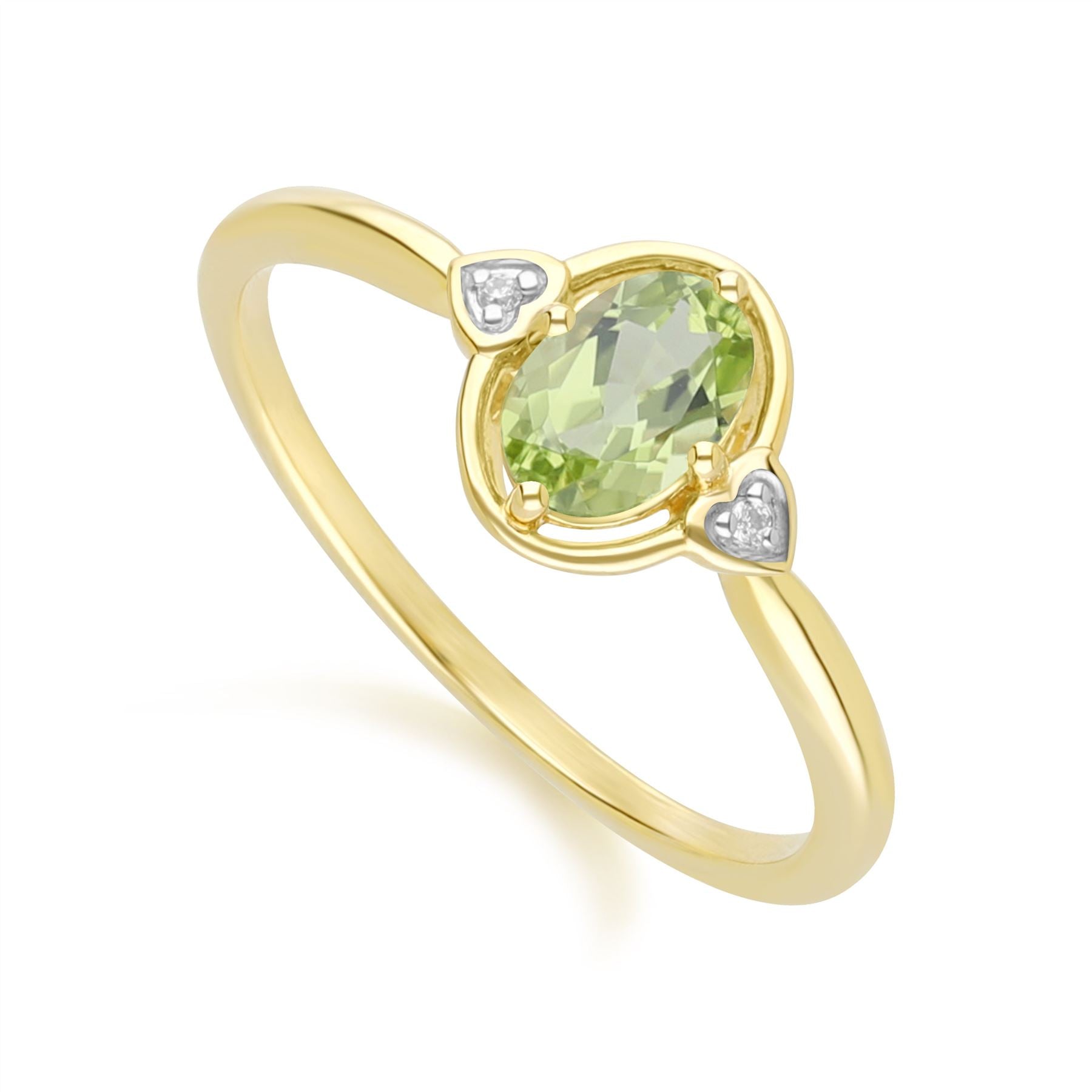 classic-oval-peridot-diamond-heart-ring-in-9ct-yellow-gold-135r2138039 side