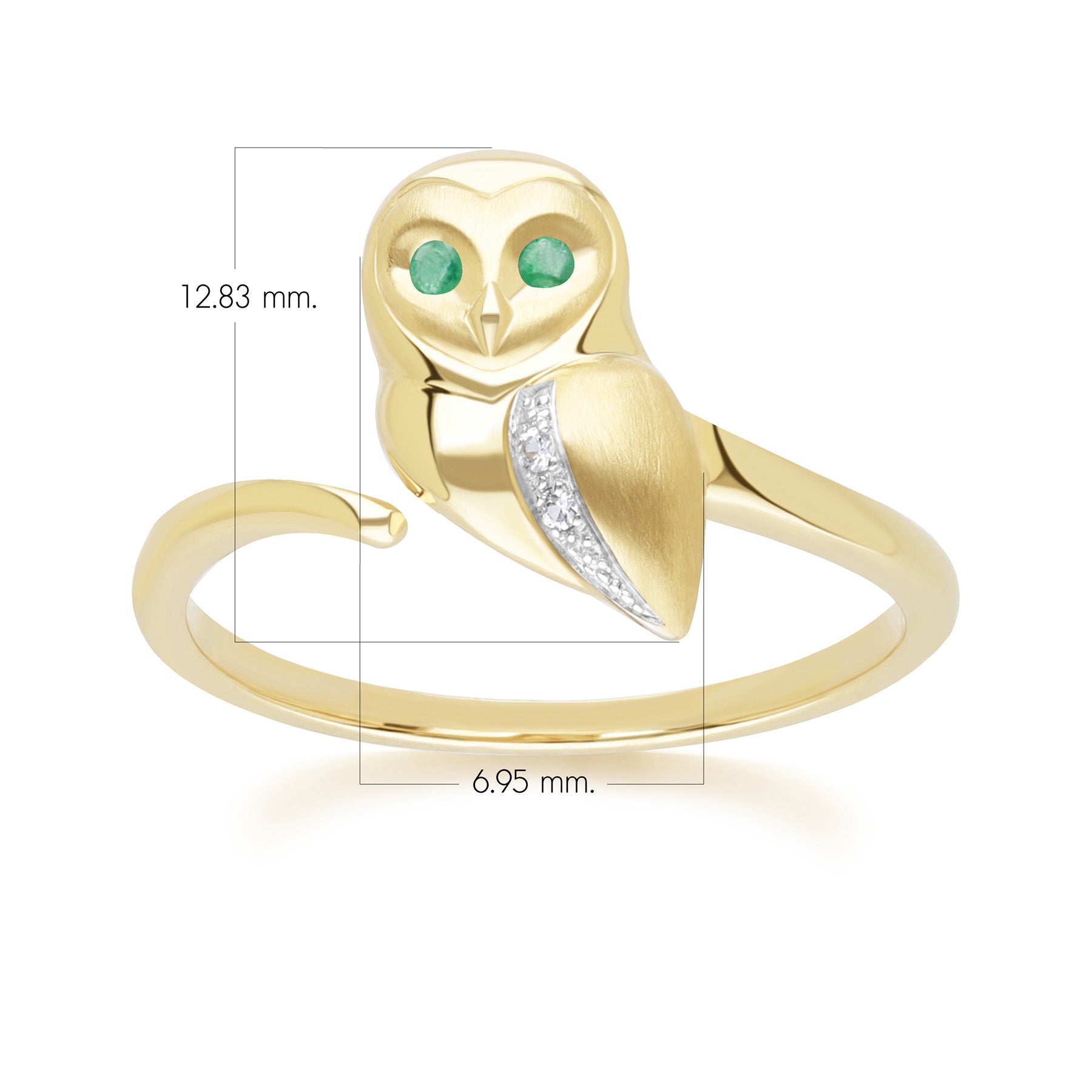 gardenia-emerald-and-white-sapphire-owl-ring-in-9ct-yellow-gold-135r2103029 side