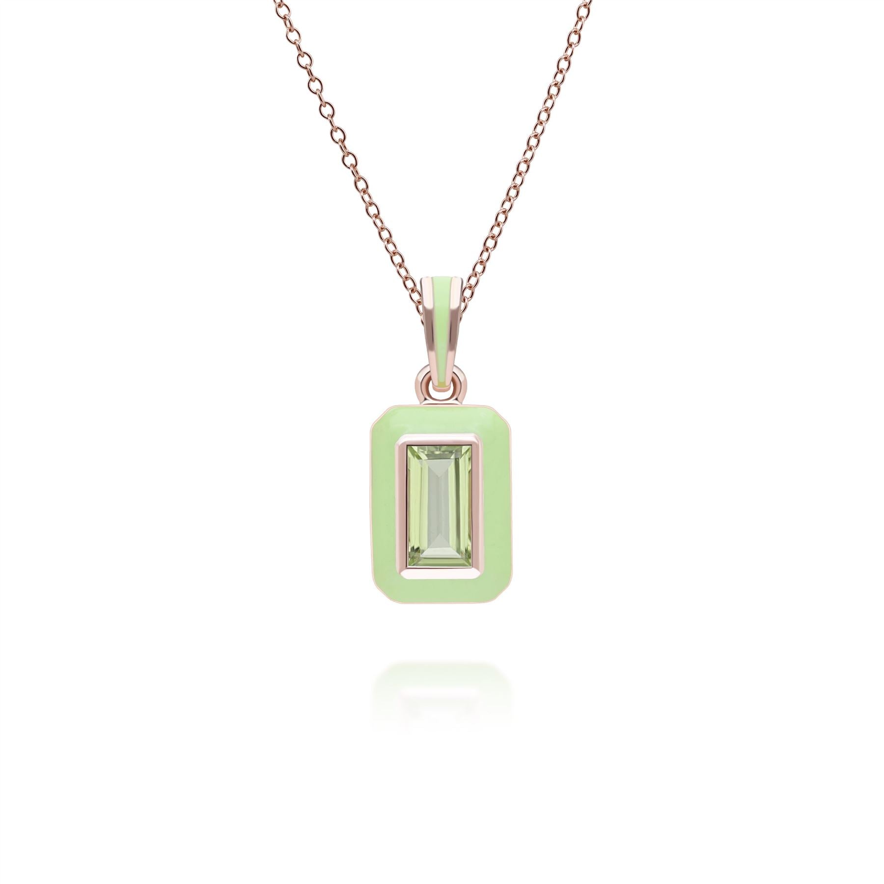 siberian-waltz-green-enamel-baguette-peridot-pendant-necklace-in-rose-gold-plated-sterling-silver-253p335504925