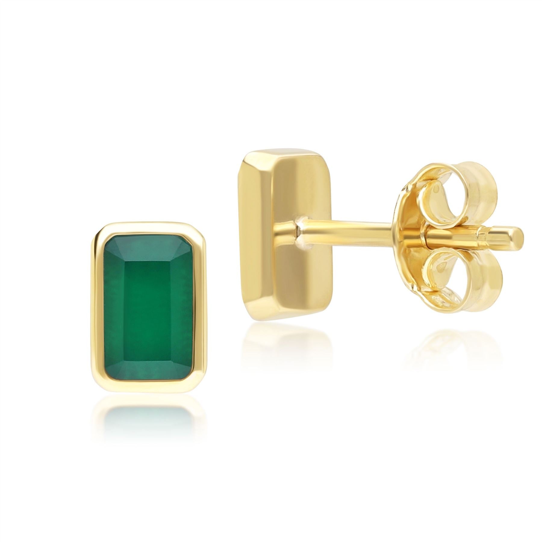 classic-baguette-chalcedony-stud-earrings-in-9ct-yellow-gold-135e1888019 Side