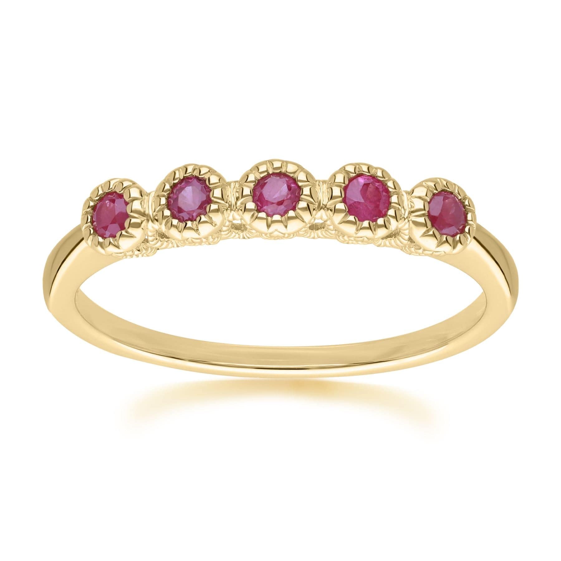 Affordable Gemstone Eternity Rings | Gemondo Ethical Jewellery | Gemondo